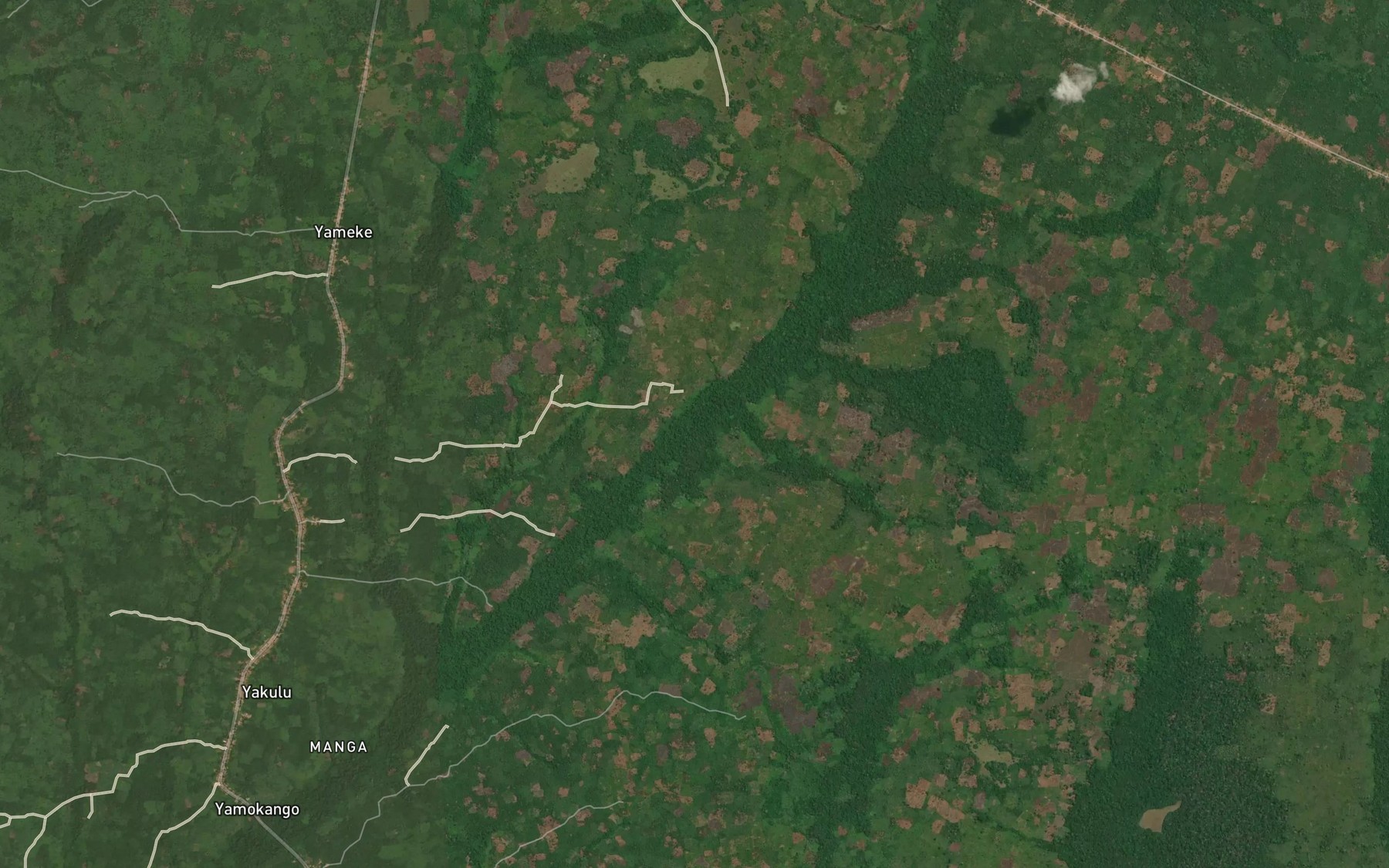 Satellite map of the Montjwa