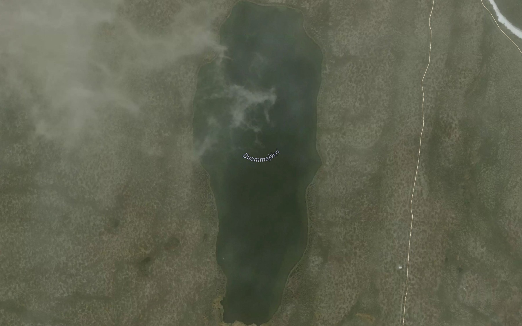 Satellite map of the Duommajavri
