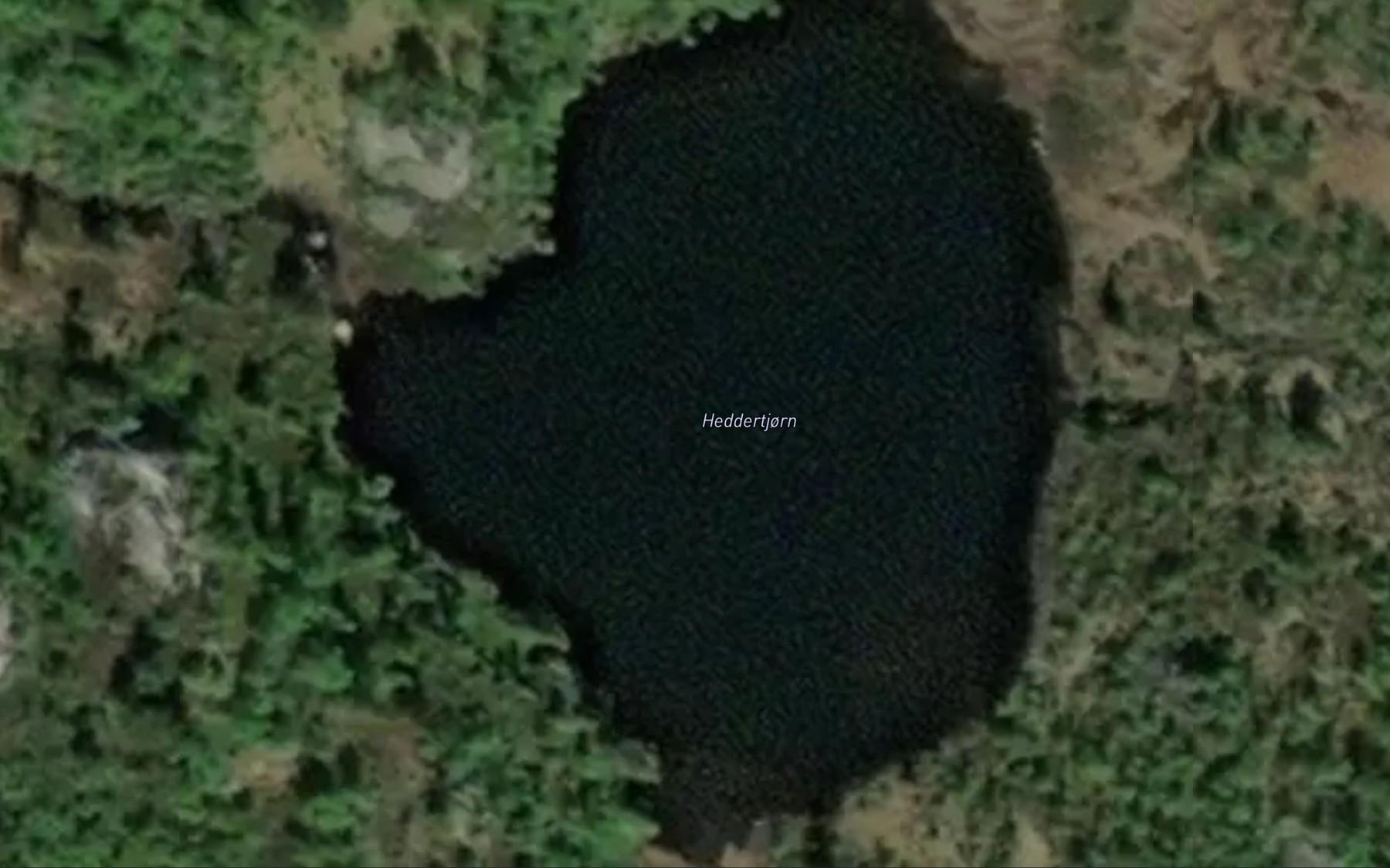 Satellite map of the Heddertjorn