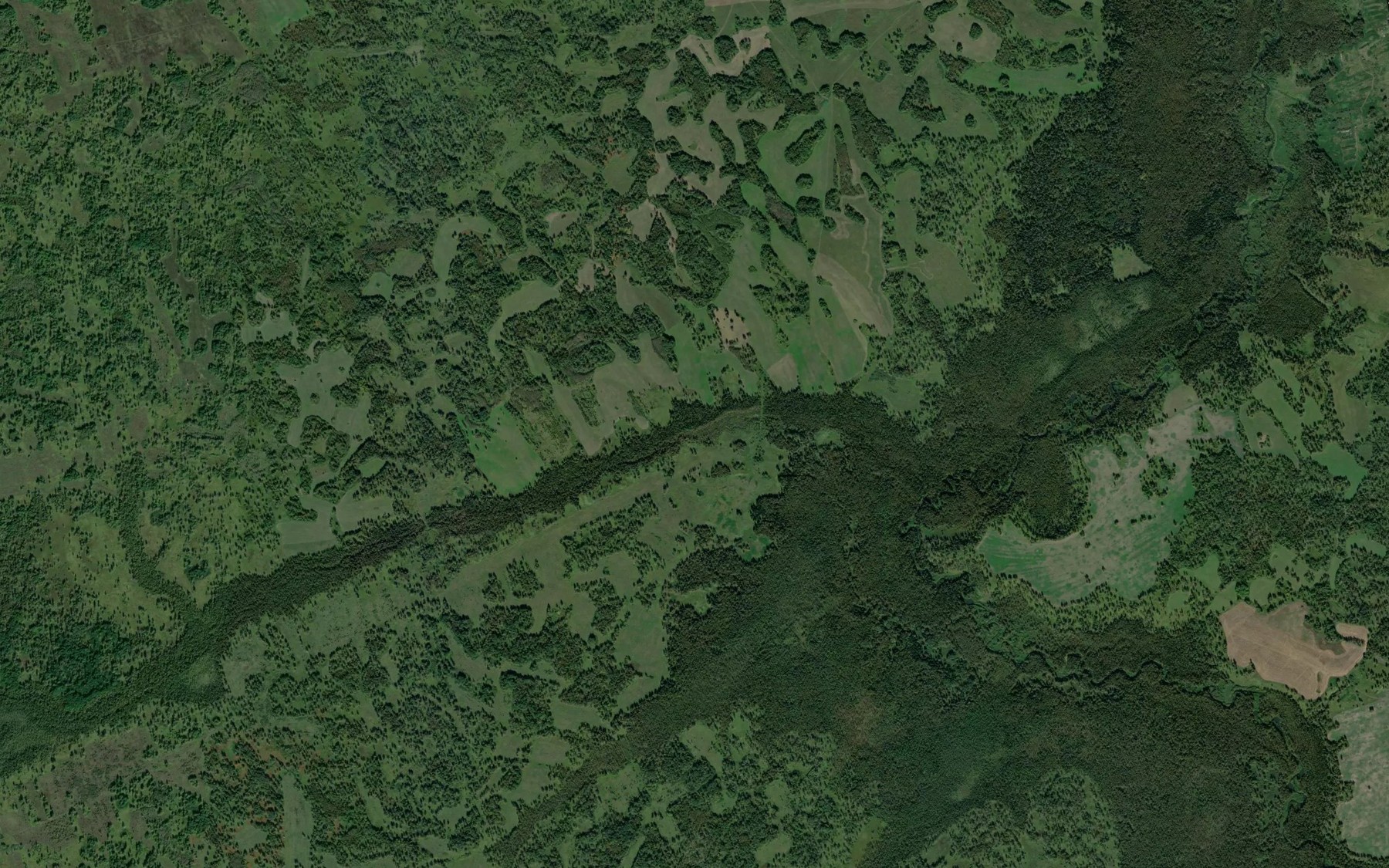 Satellite map of the Mura