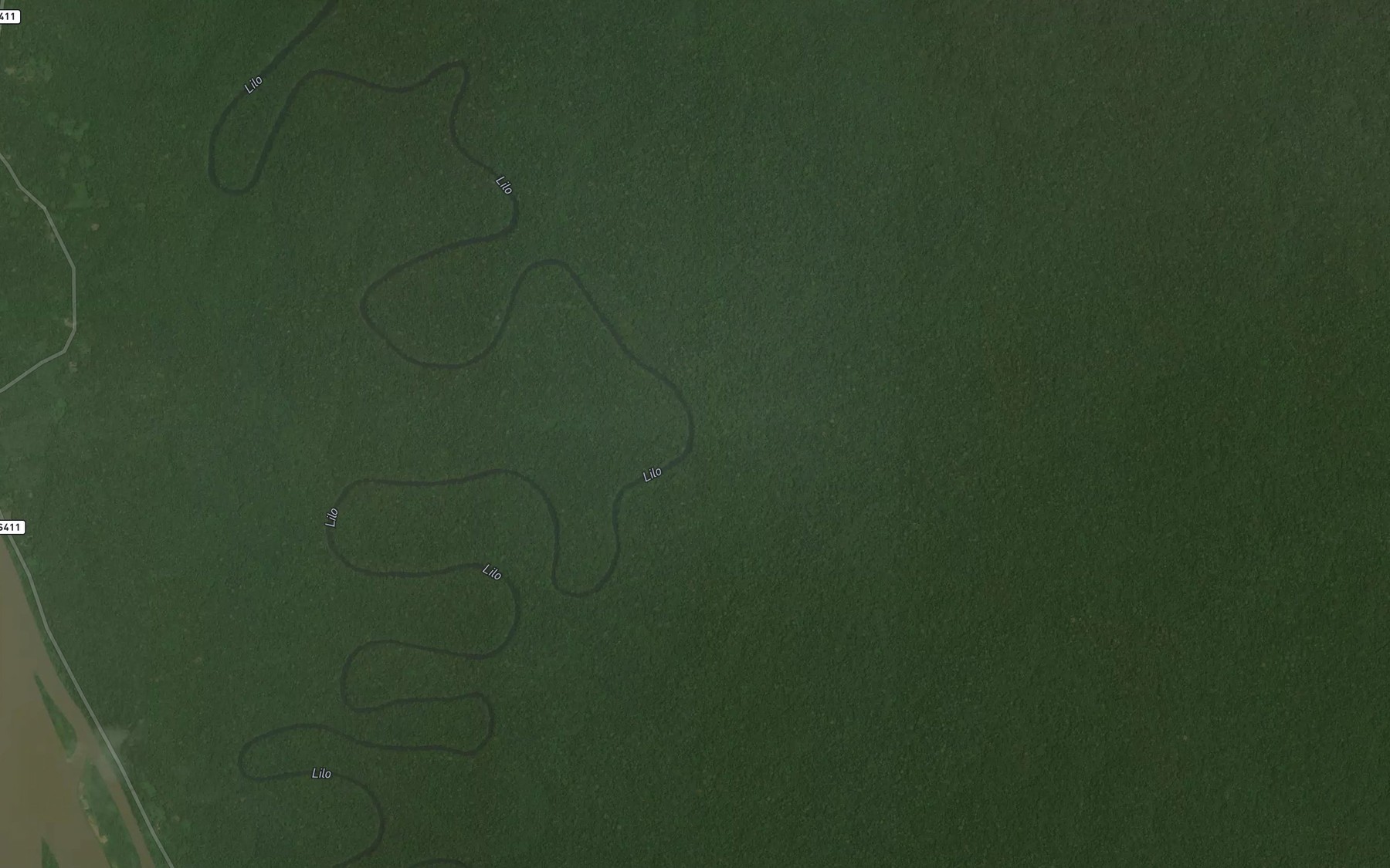 Satellite map of the Misalu