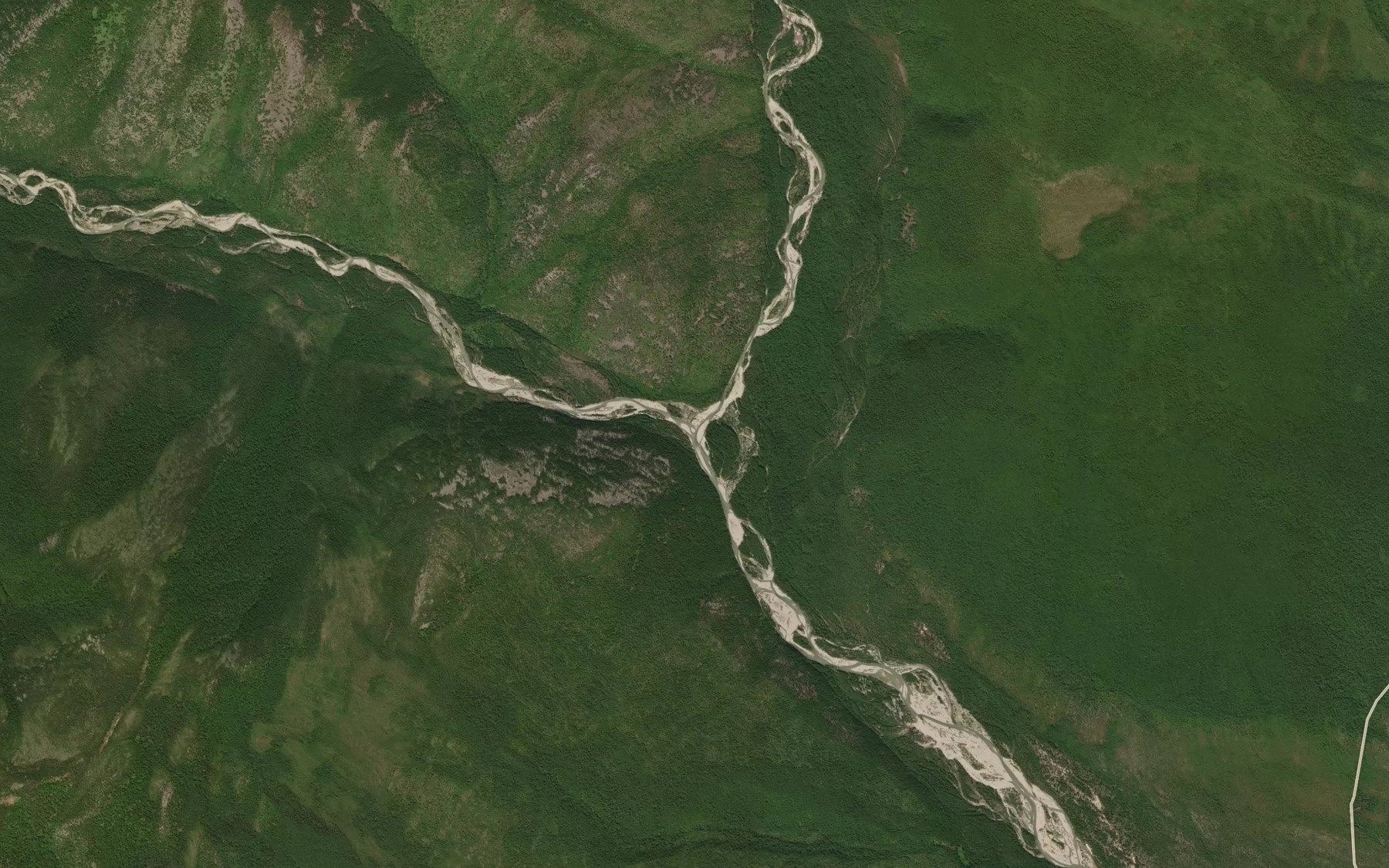 Satellite map of the Dzhulgunkit