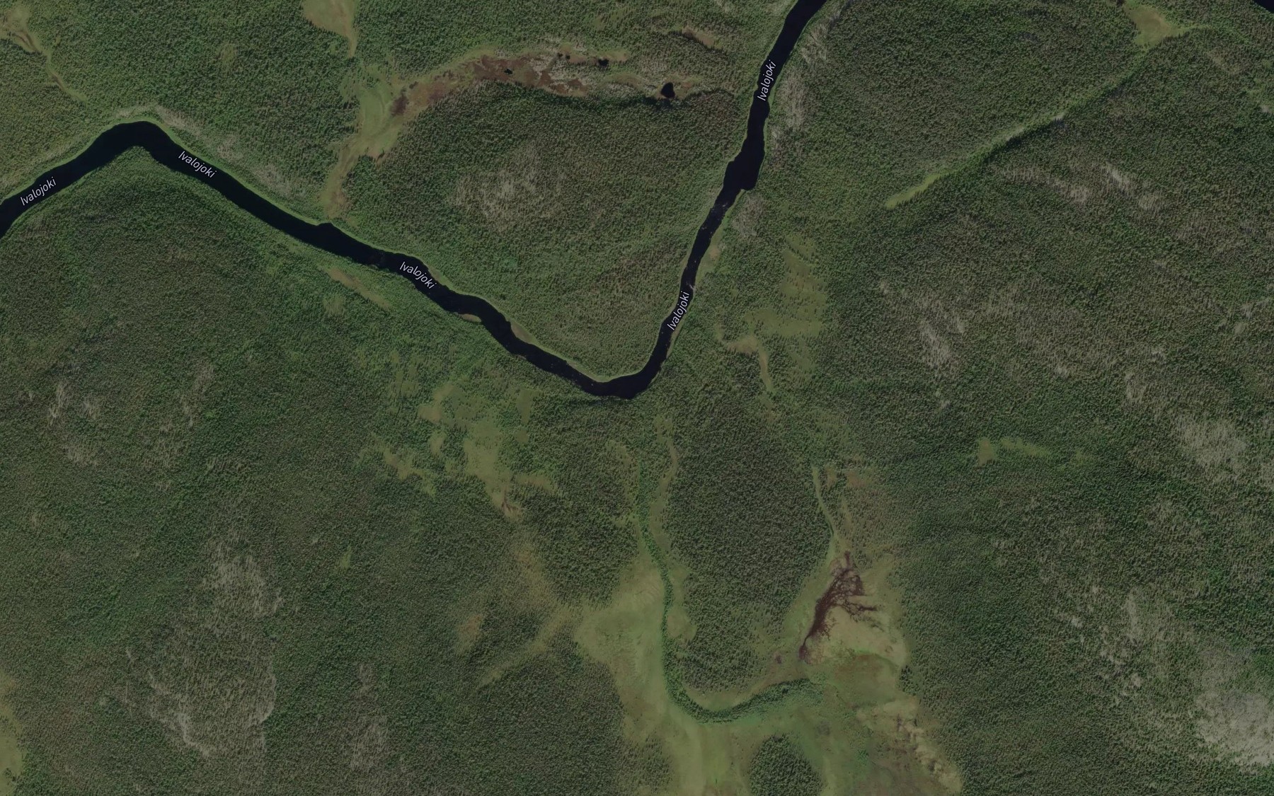 Satellite map of the Honkaoja