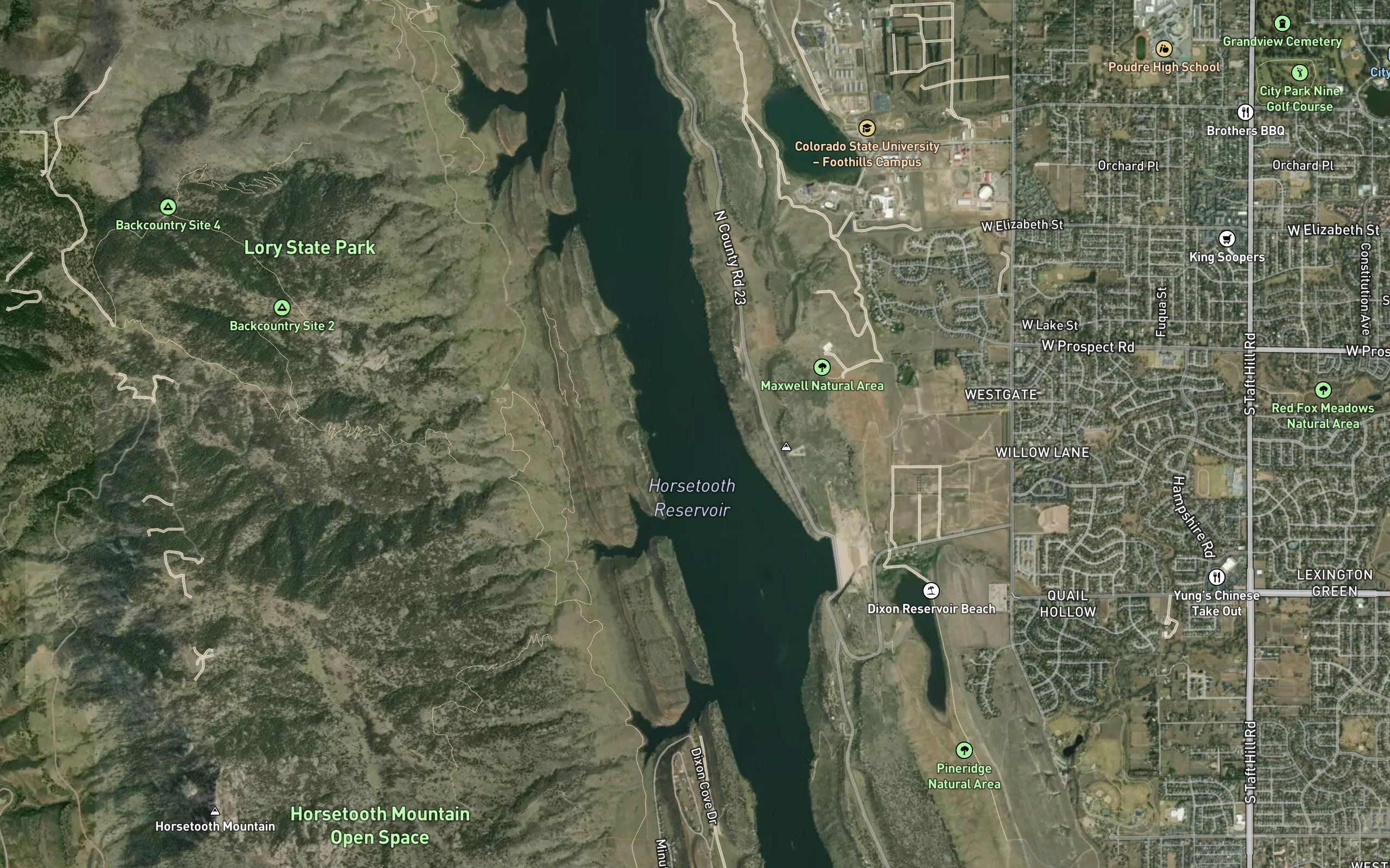 Horsetooth Reservoir