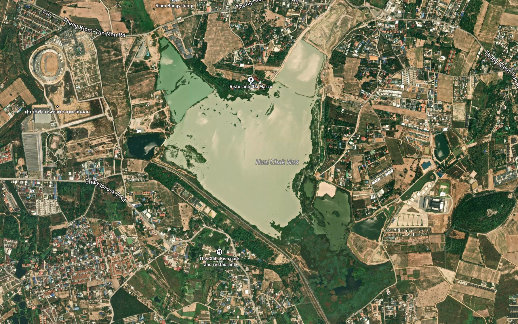 Satellite map of the Ang Kep Nam Huai Chak Nok