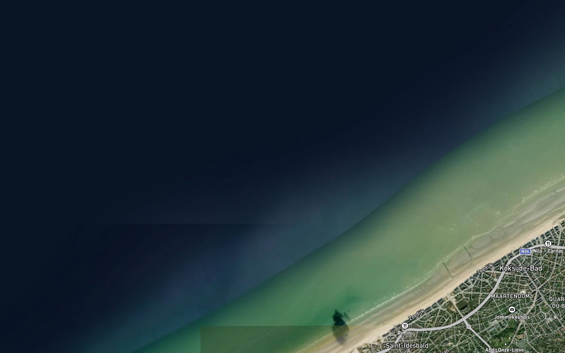 Satellite map of the Broers Bank