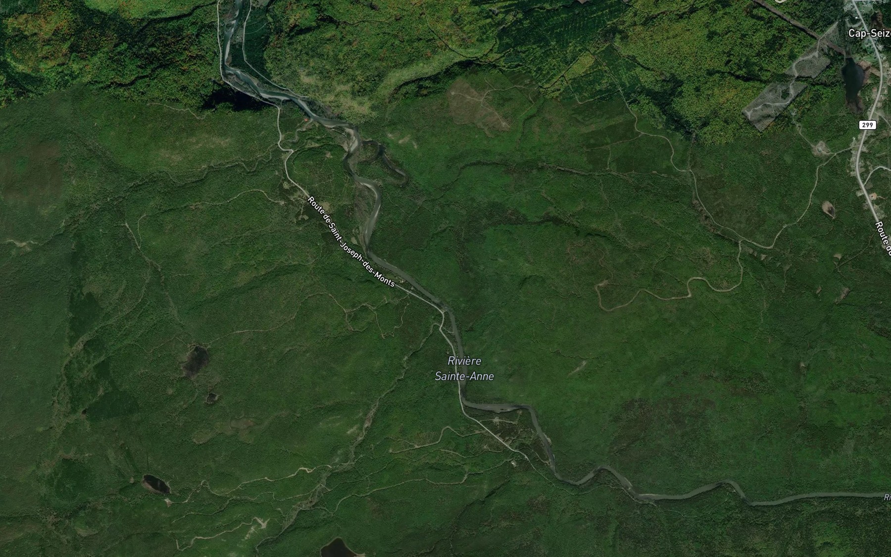 Satellite map of the Fosse Low