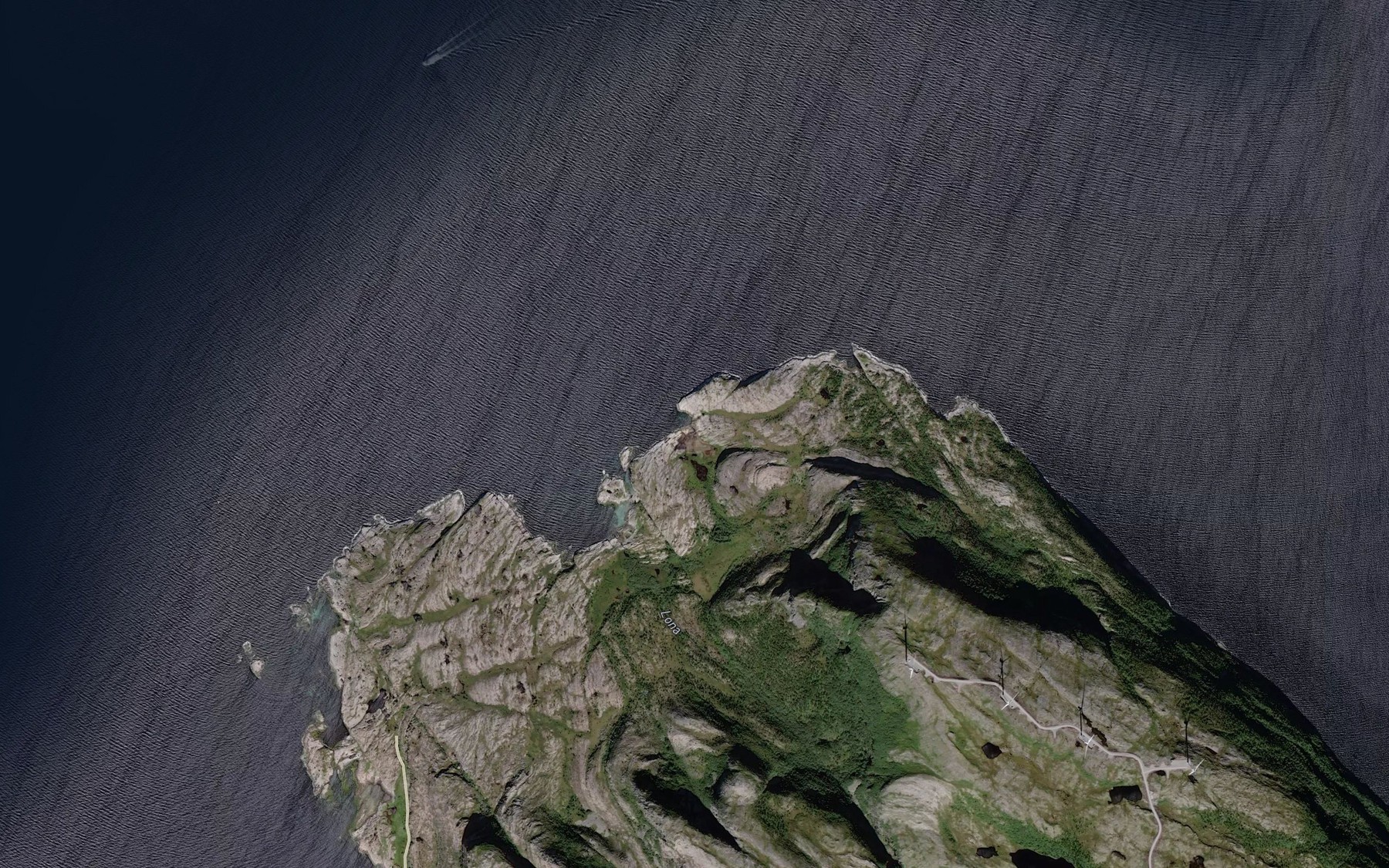 Satellite map of the Tommervika