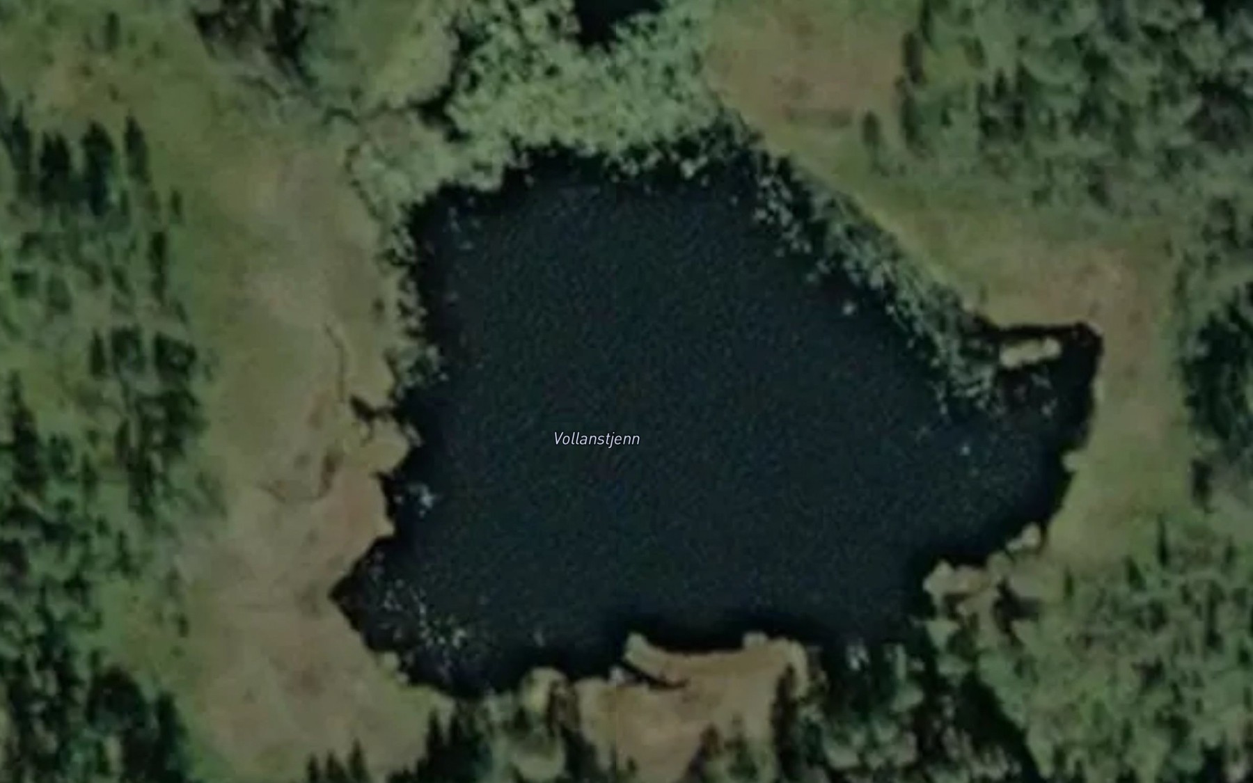 Satellite map of the Vollanstjenn