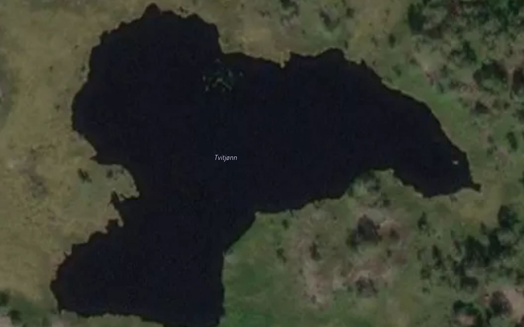 Satellite map of the Tvitjonn