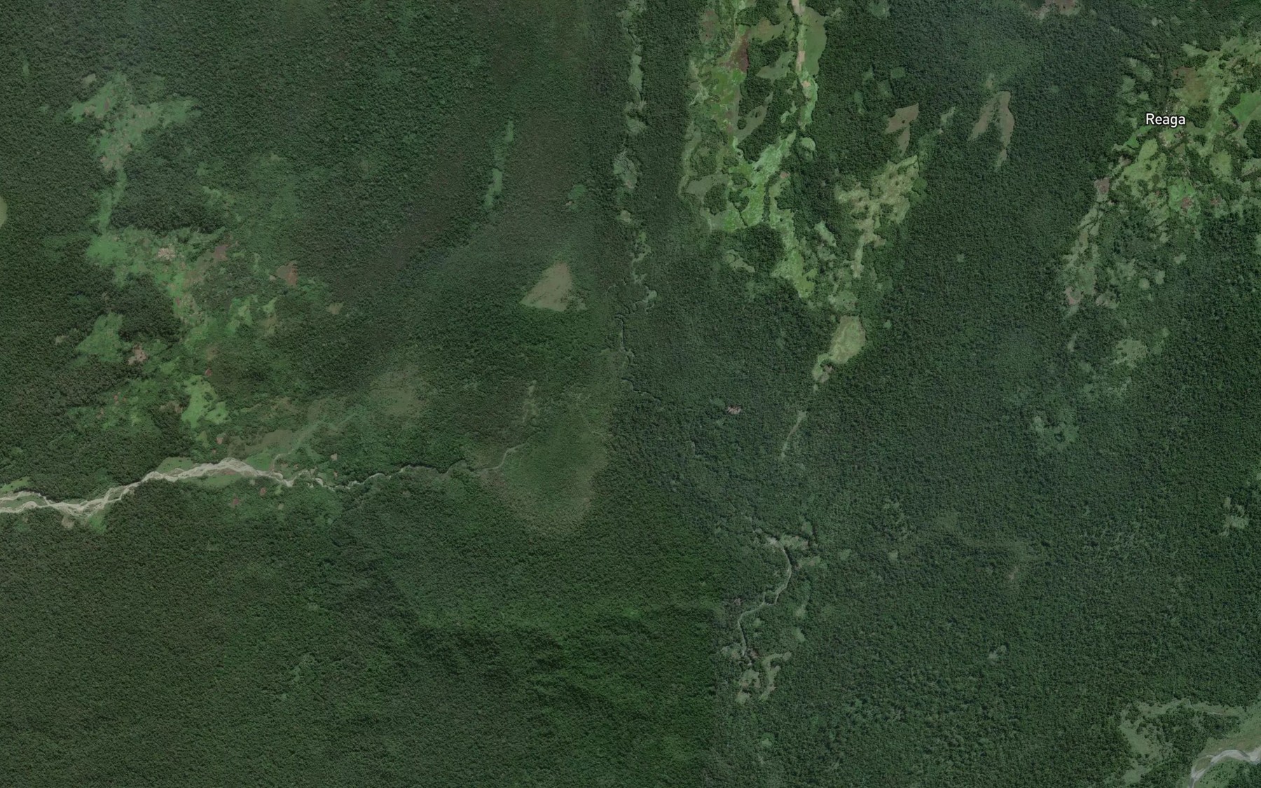Satellite map of the Garana Creek