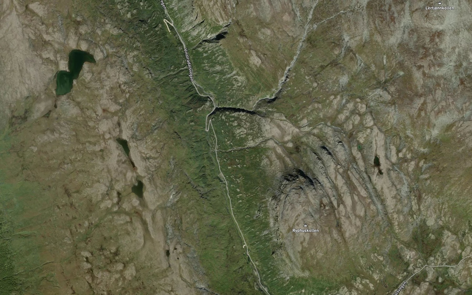 Satellite map of the Steinbubekken,s