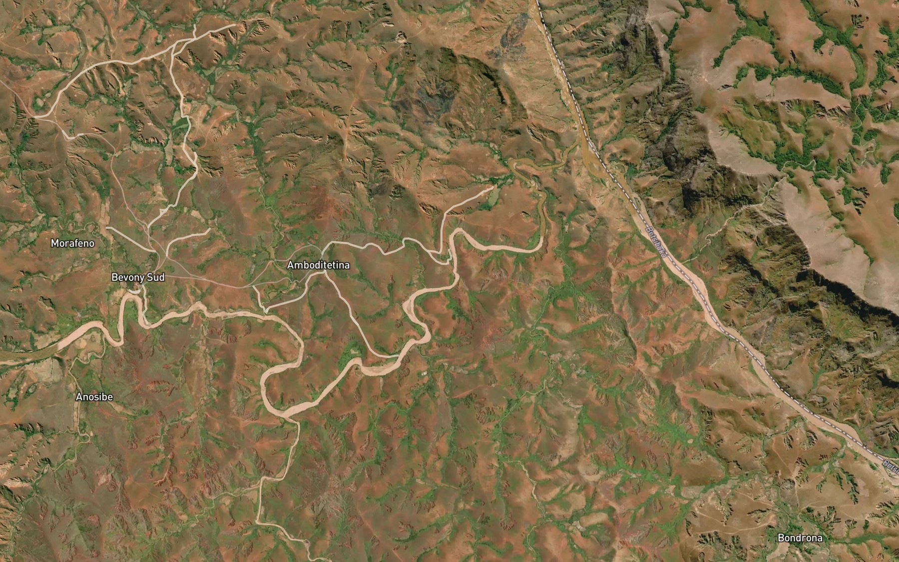 Satellite map of the Ranomanitra