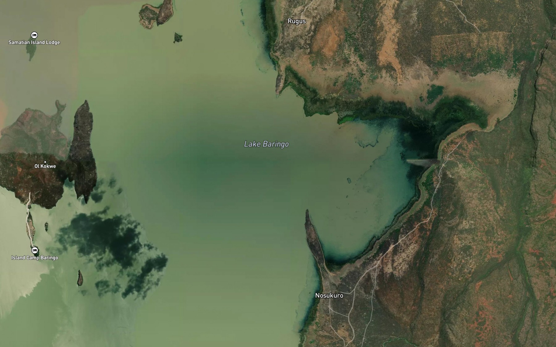 Satellite map of the Mukutan