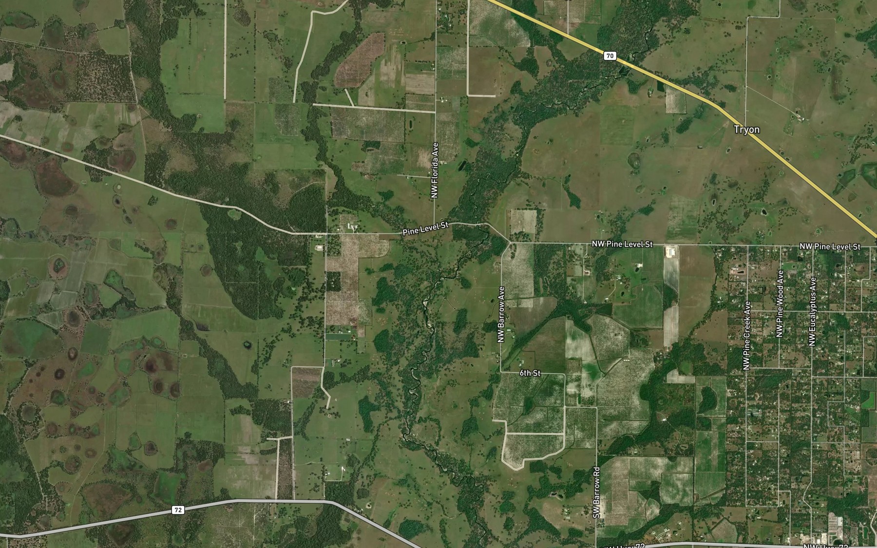 Satellite map of the Buzzard Roost Branch