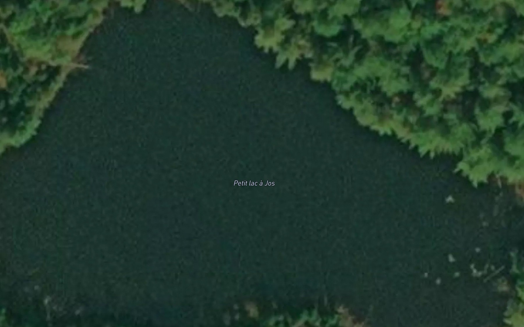 Satellite map of the Petit lac a Jos