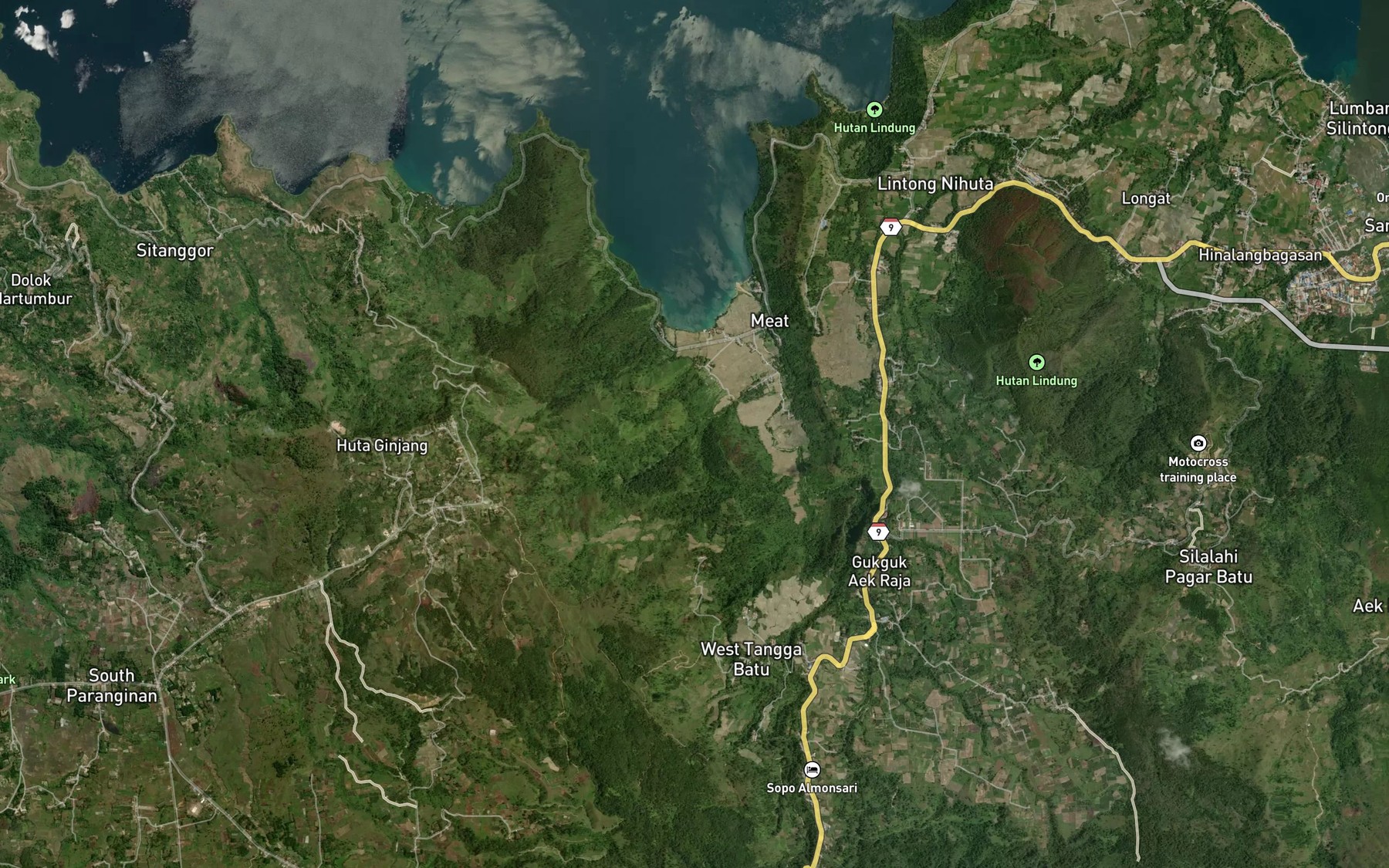 Satellite map of the Binanga Si Tabo-tabo