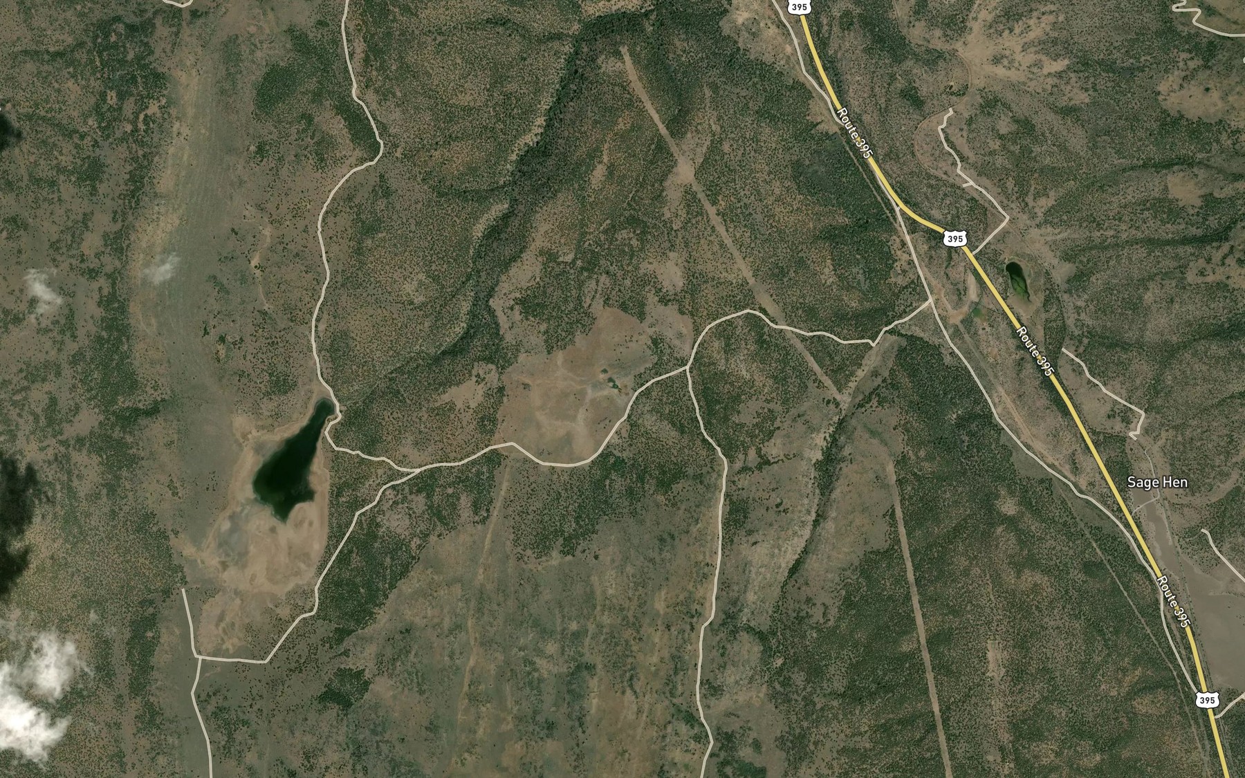Satellite map of the Nelson Spring