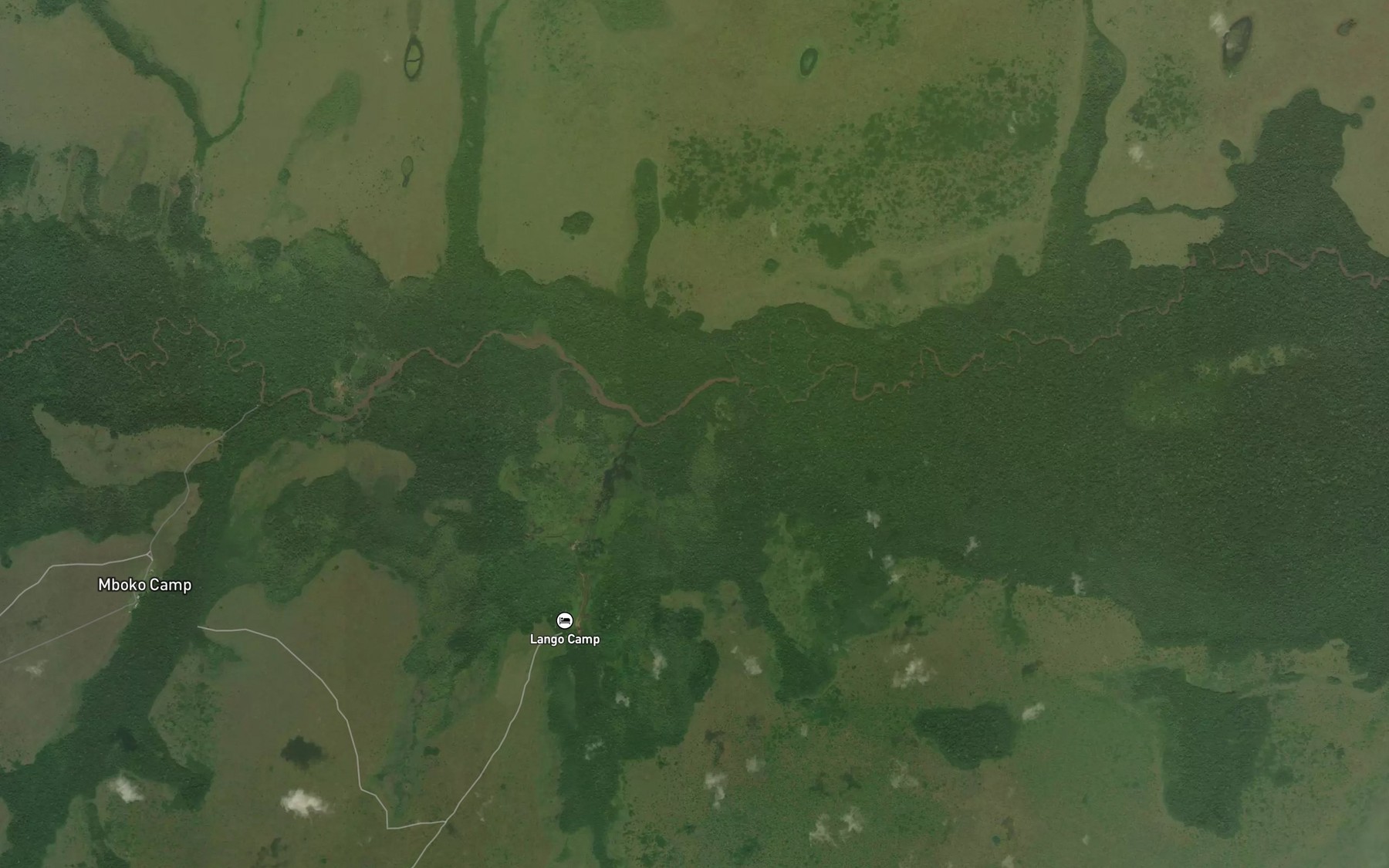 Satellite map of the Lango