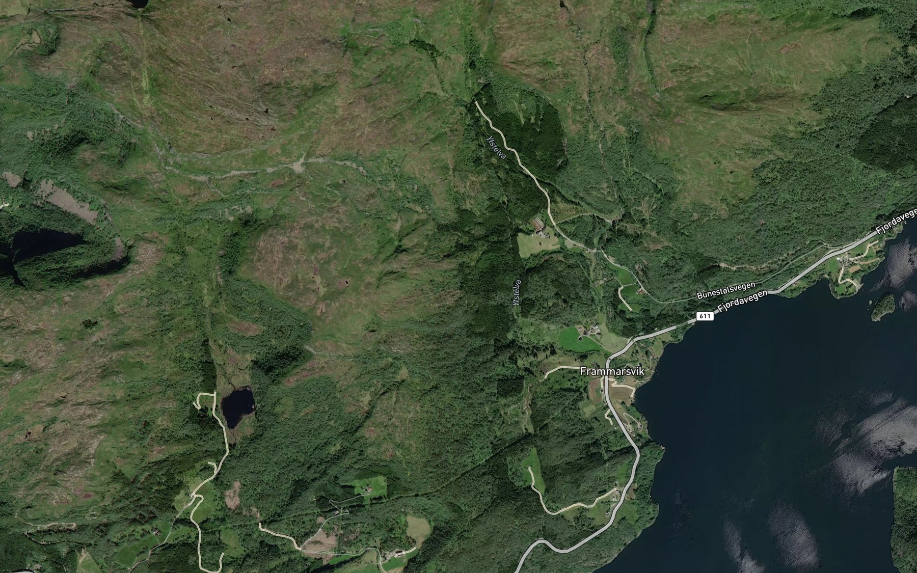 Satellite map of the Stegligrova