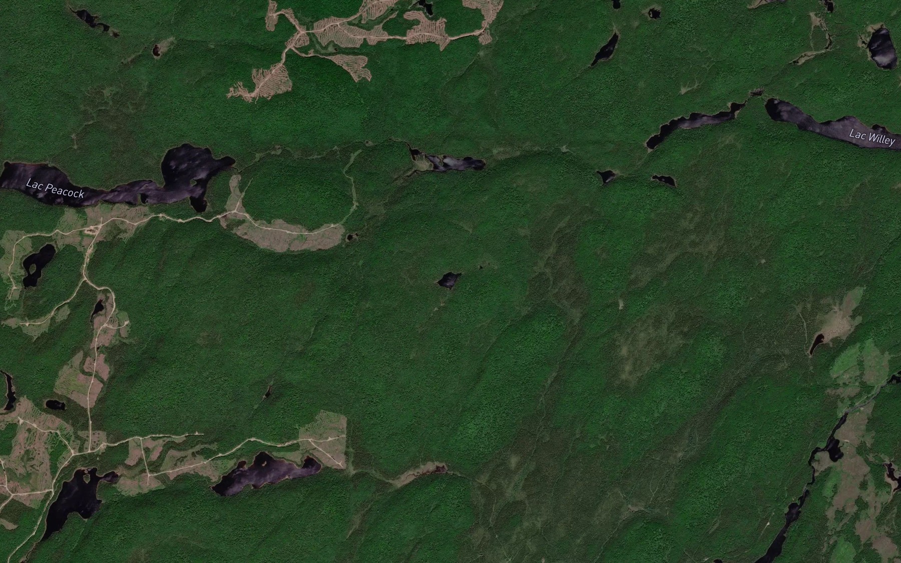 Satellite map of the Lac du Lieutenant