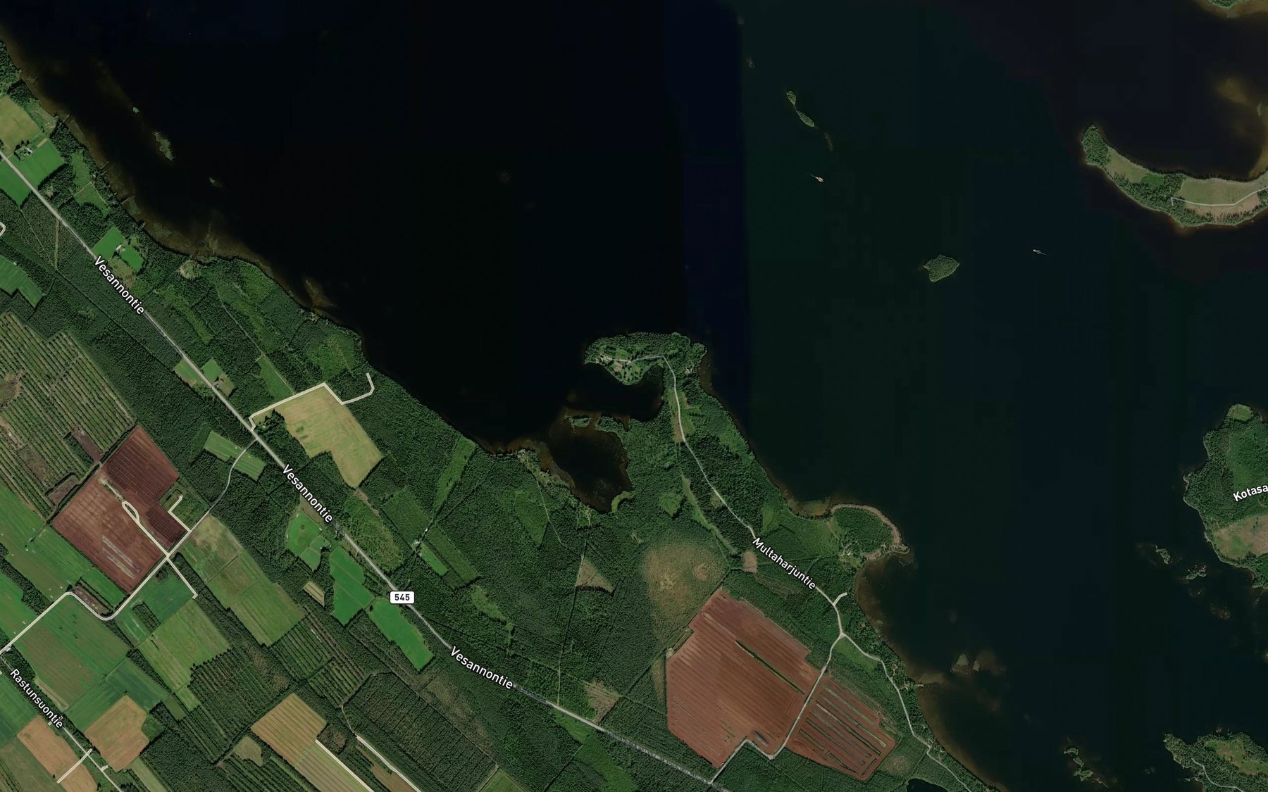 Satellite map of the Vaaralahti