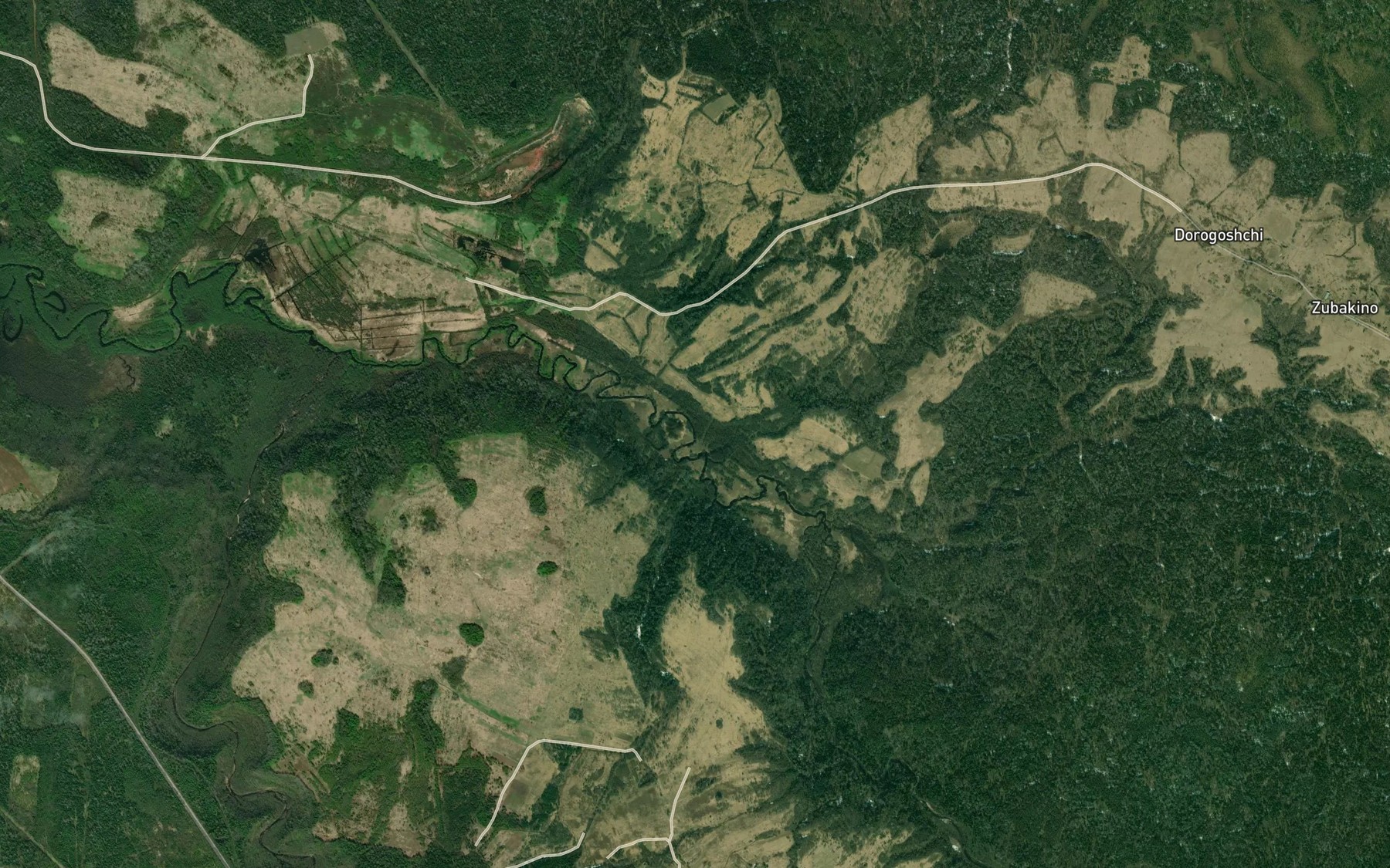 Satellite map of the Barskiy