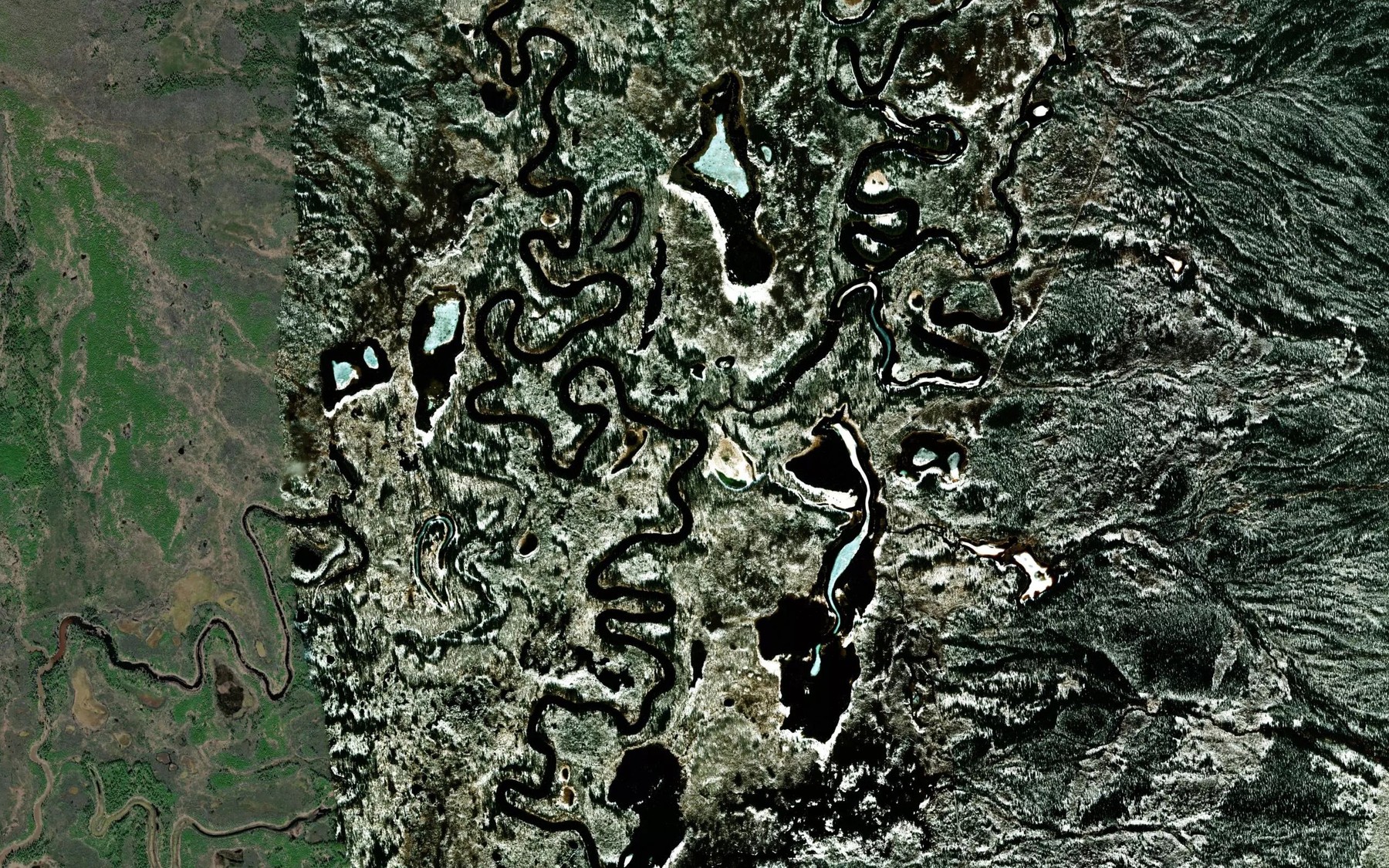 Satellite map of the Vigor Creek