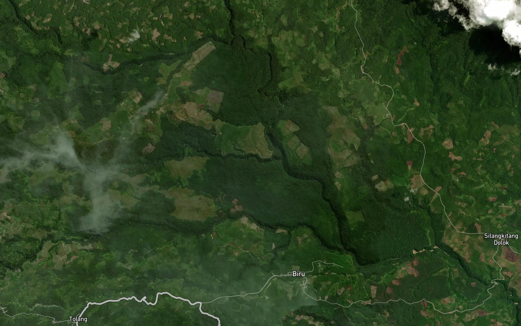 Satellite map of the Air Borotan