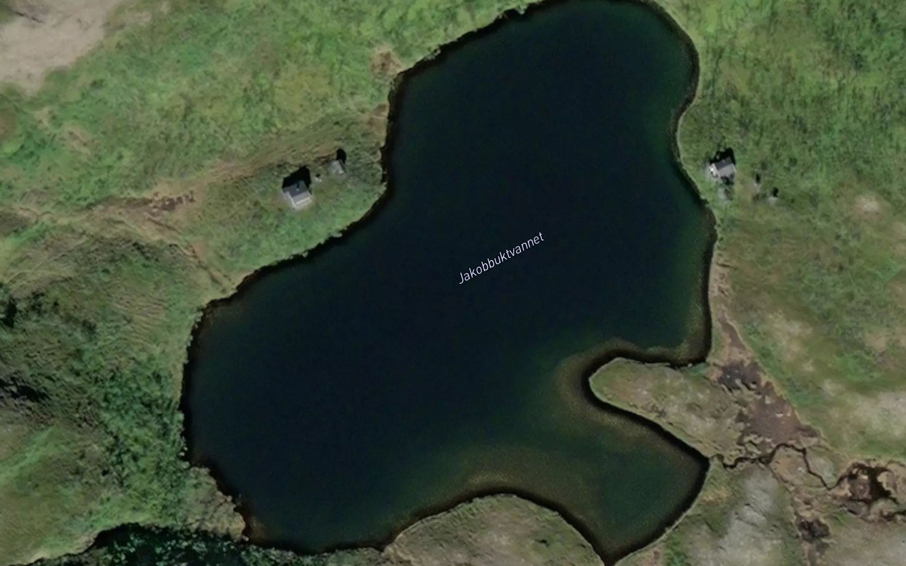 Satellite map of the Jakobbuktvatnet