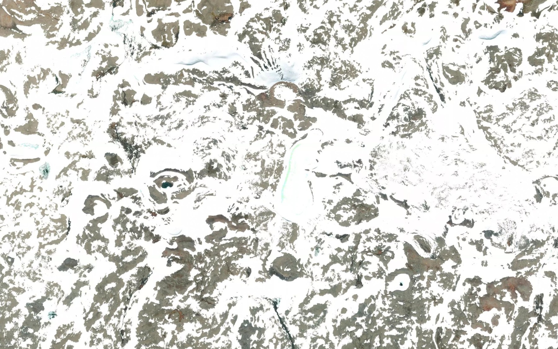 Satellite map of the Atuk Lake