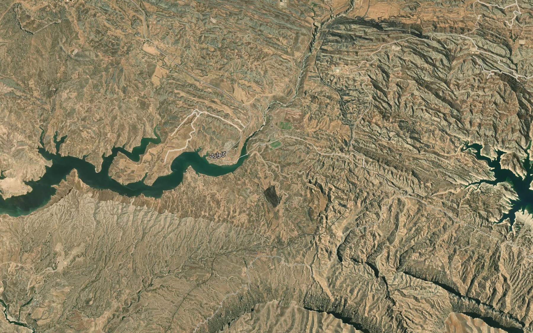 Satellite map of the Bala Rud