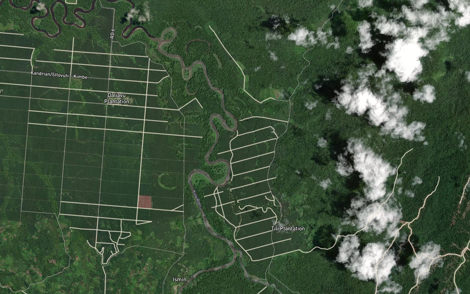 Satellite map of the Nulpulakai Creek