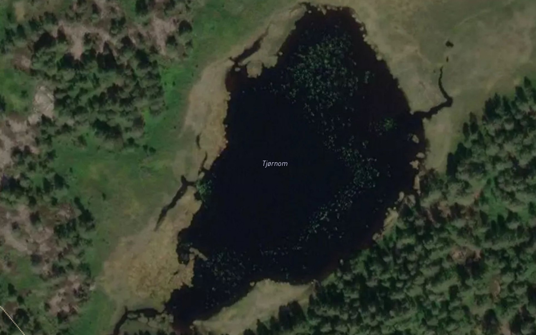 Satellite map of the Tjornhom