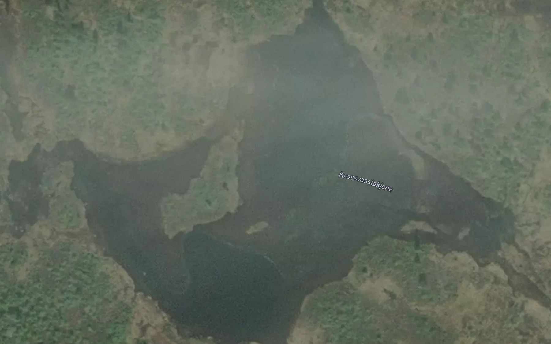 Satellite map of the Krossvasslokjin