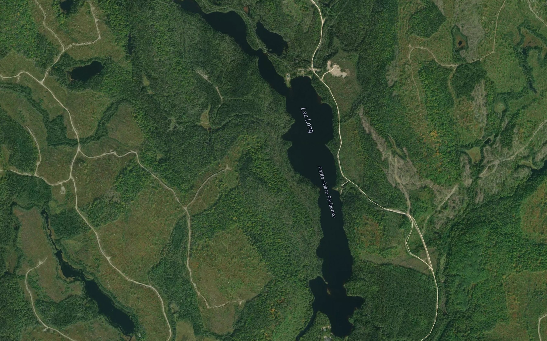 Satellite map of the Lac Long