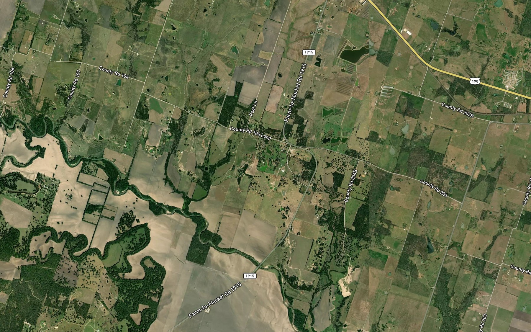 Satellite map of the Glaser Lake Number 2
