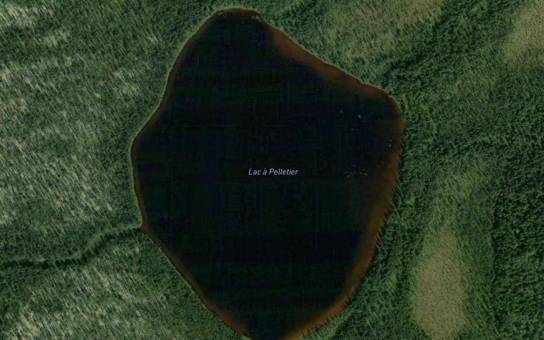 Satellite map of the Lac a Pelletier