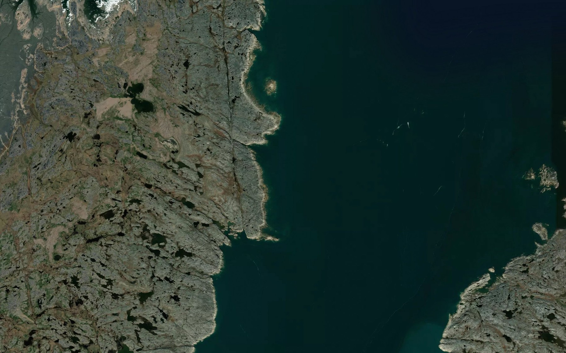 Satellite map of the Anse Amujaarittuq