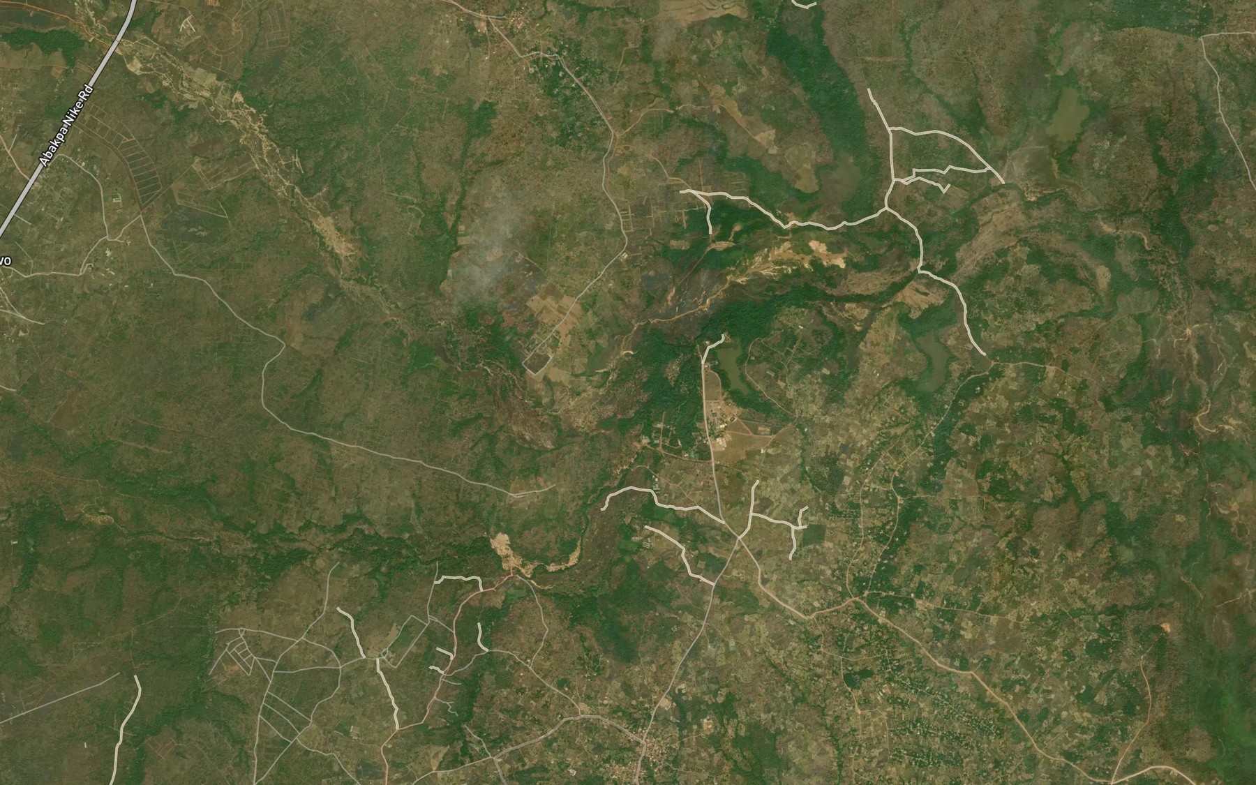 Satellite map of the River Idodo