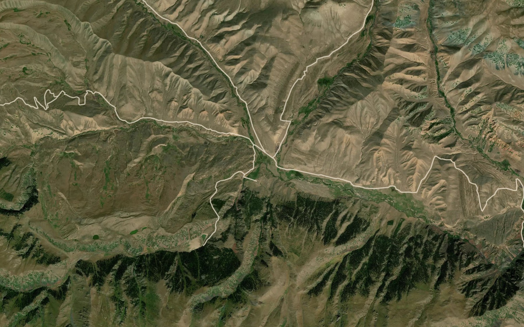 Satellite map of the Don-Kashkasu