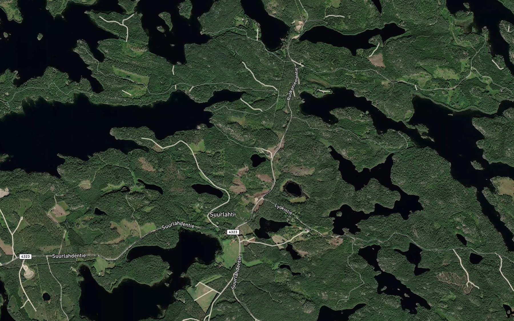 Satellite map of the Mayralampi