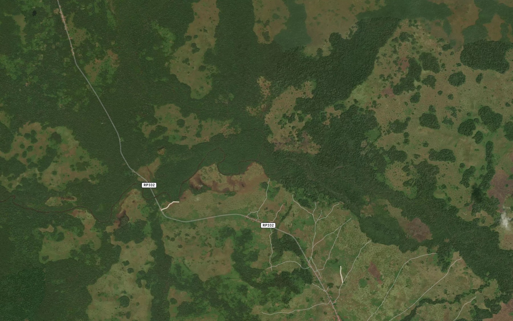 Satellite map of the Kalambwa