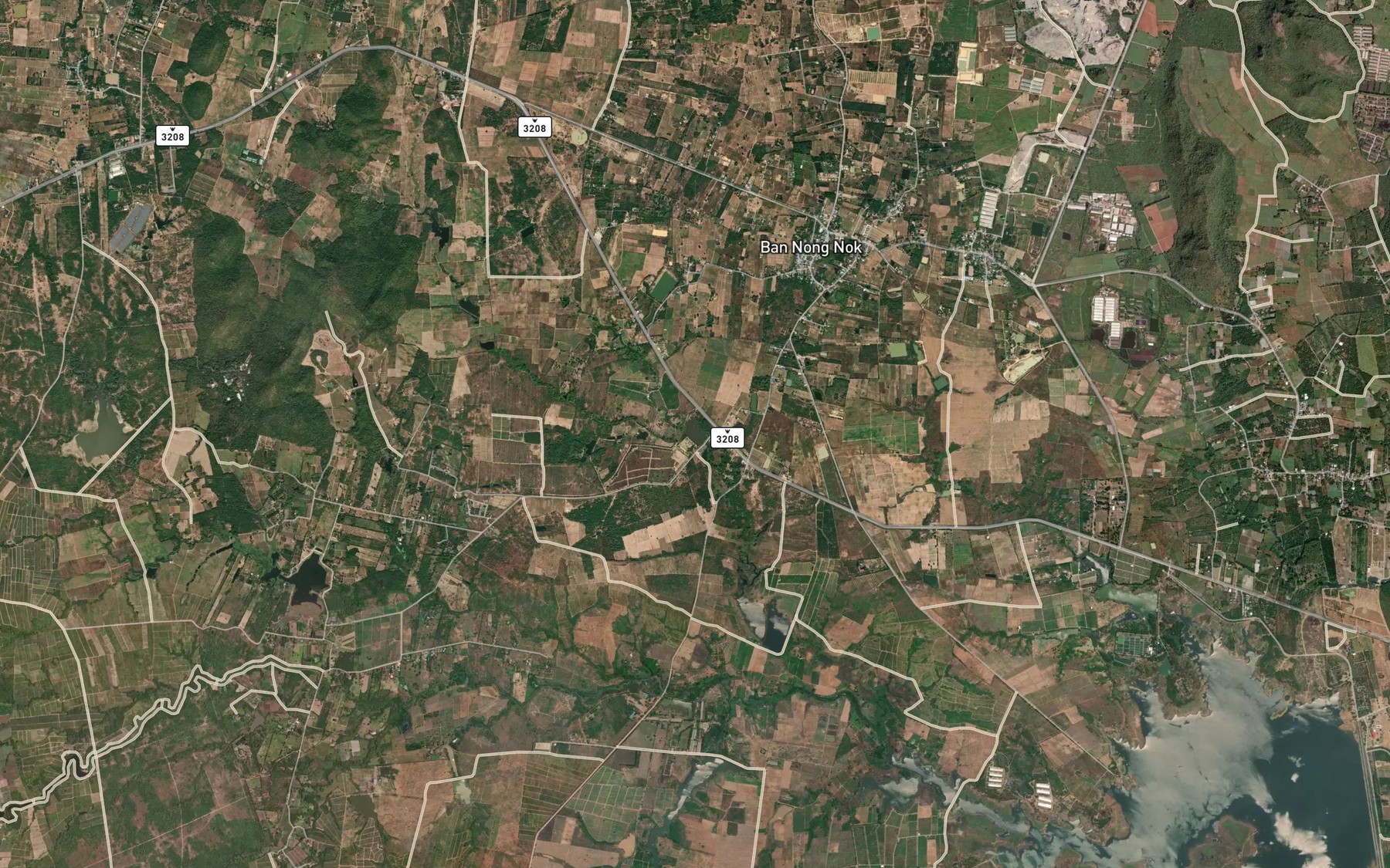 Satellite map of the Ang Kep Nam Ban Nong Nok Krarian