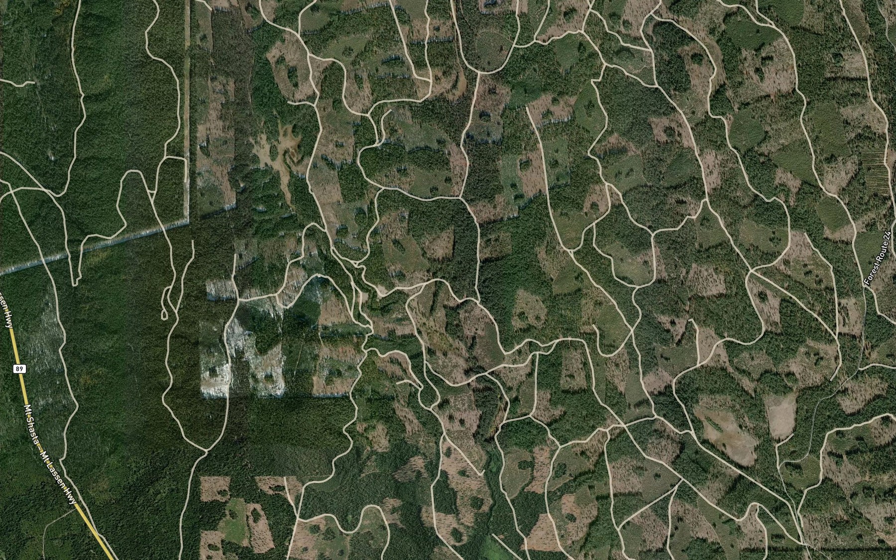 Satellite map of the Deer Spring
