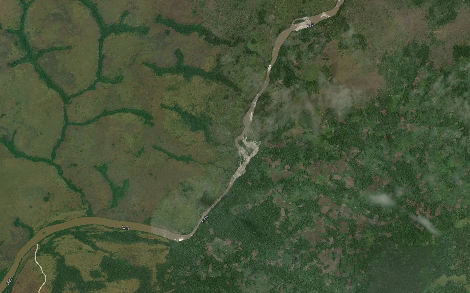 Satellite map of the Ngupa