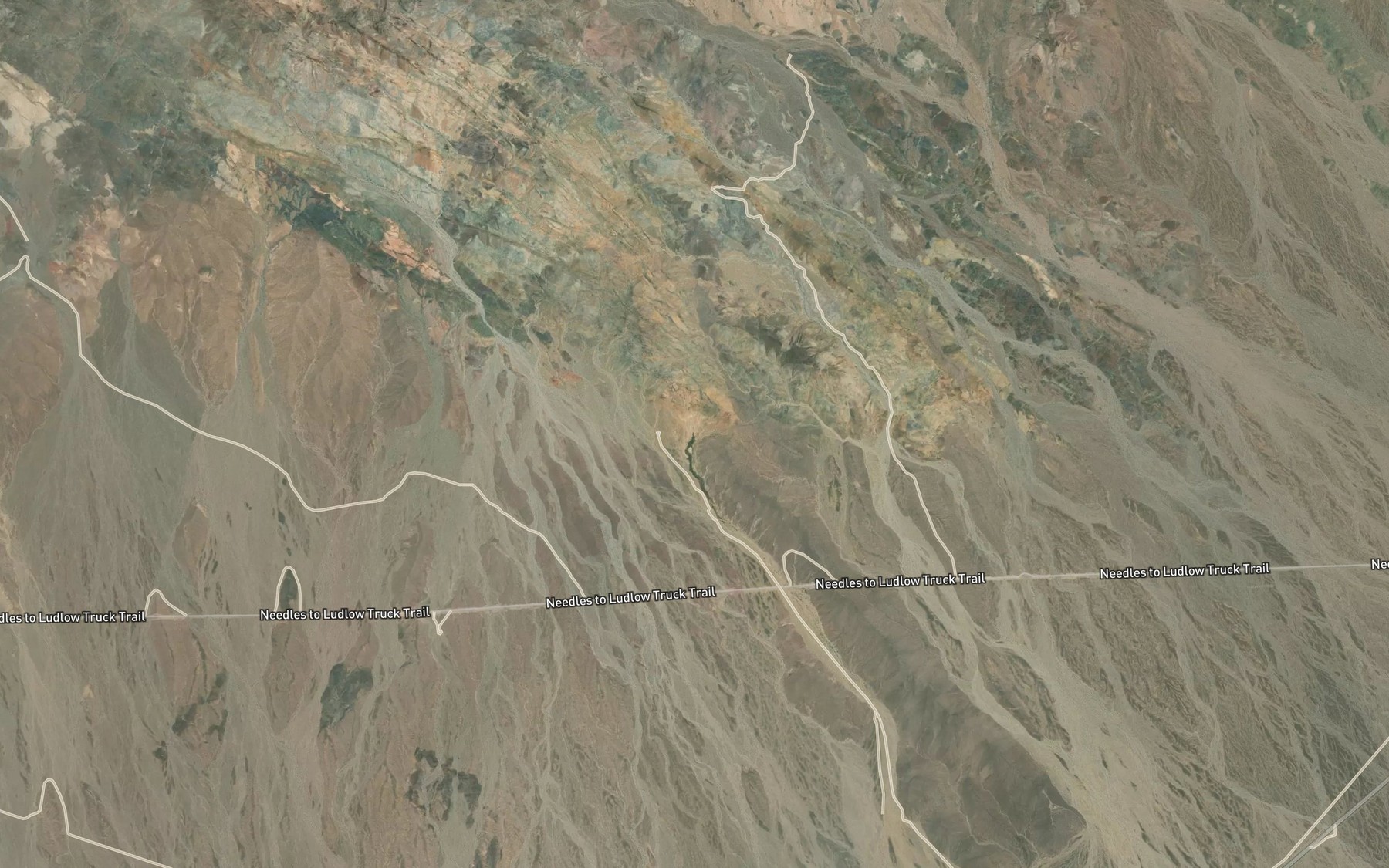 Satellite map of the Bonanza Spring