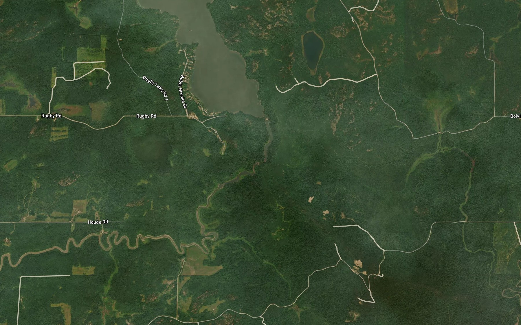 Satellite map of the Pelican Rapids