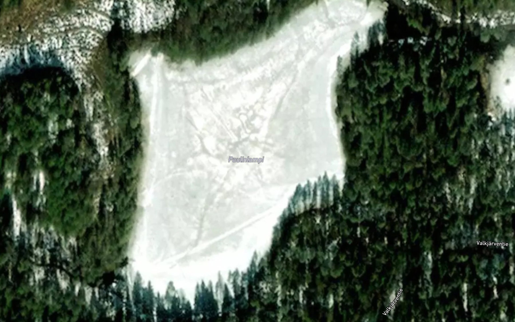 Satellite map of the Paulinlampi