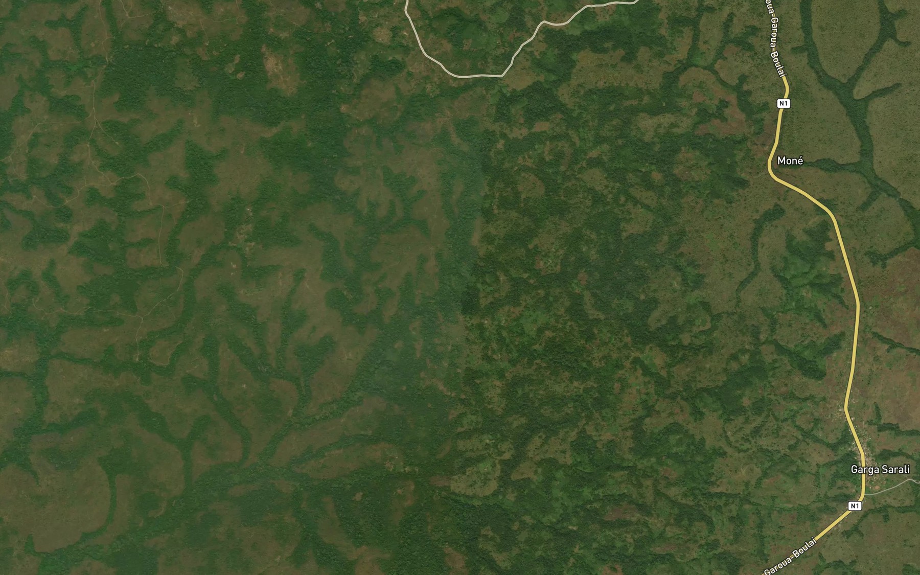 Satellite map of the Mbambako